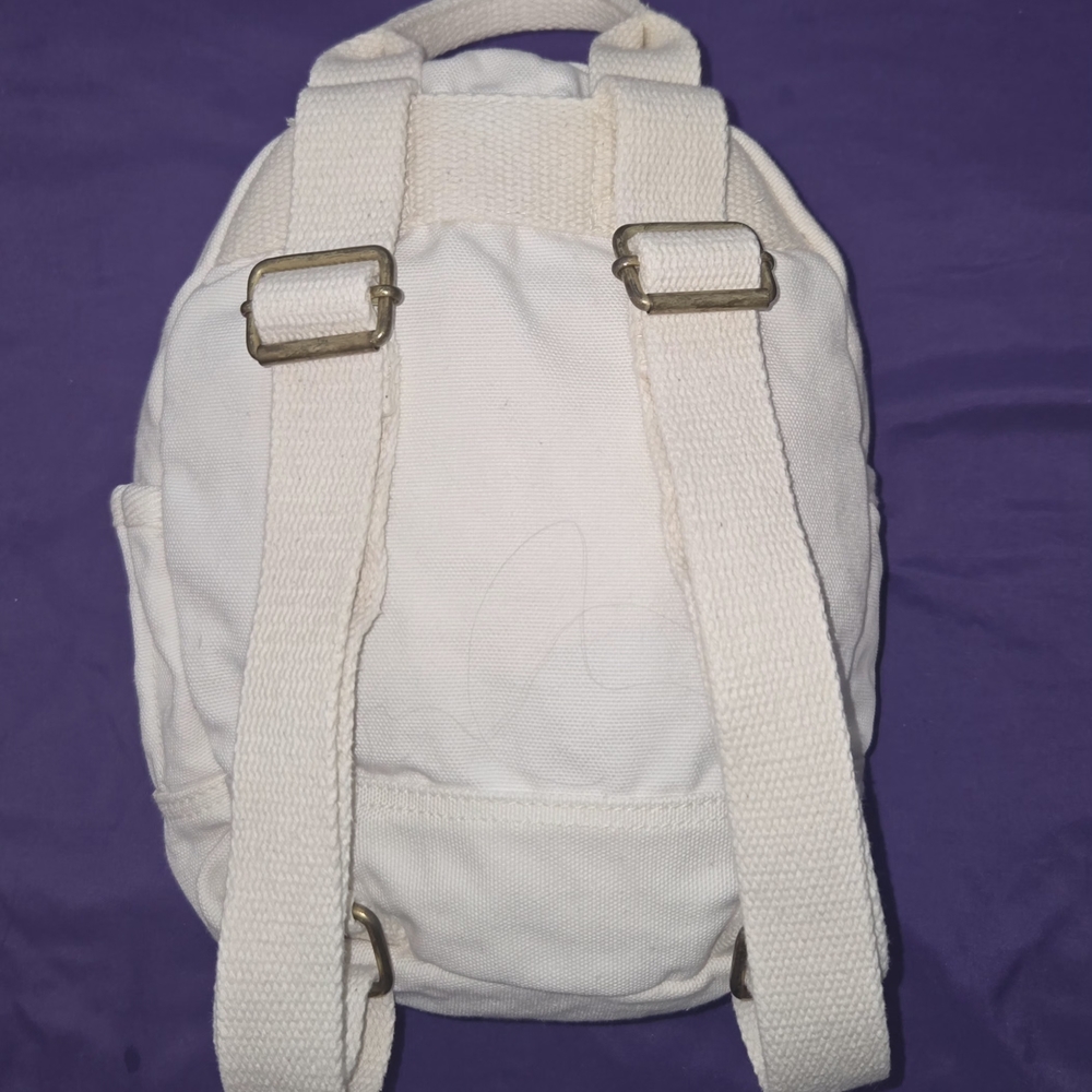 Polo Ralph Lauren Cream Canvas Backpack - Picture 3 of 13